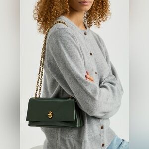 Marc Jacobs Dual Chain Crossbody / Shoulder Bag (Dark Green)
